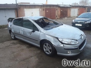 Битый автомобиль Peugeot 407